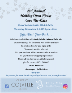 Second annual Holiday open house. December 5 2019.